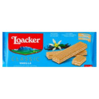 Вафлі Loacker Класік ваніль 90г