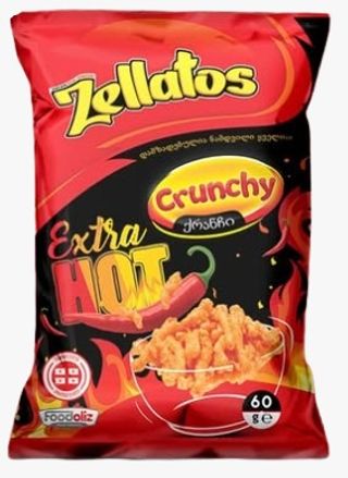 ჩიფსი ზელატოსი ქრანჩი ცხარე /Foodoliz/ 60 გრ