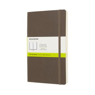 Записник Moleskine Classic Середній / Нелінований Коричневий М’який