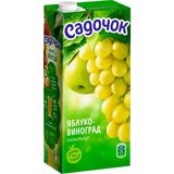 Нектар Садочок яблуко та виноград 950 мл