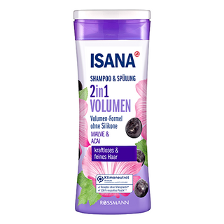 ისანა - შამპუნი მოცულობის 2X1 300მლ 6115 Isana - Shampoo conditioner 2in1 volume 300ml