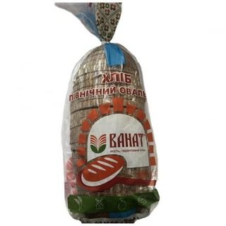 Хліб 800 г ВАНАТ Північний подовий нарізаний ж/пш п/ет