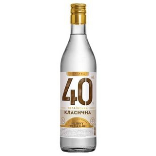 Горілка Українська класична 40% 0,5л
