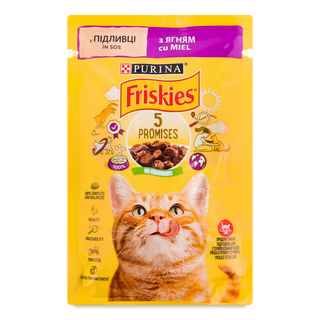 Корм для котів Friskies з ягням в підливці 85г