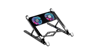 Gaming Laptop Cooler Folding Fan with 2 Fans
