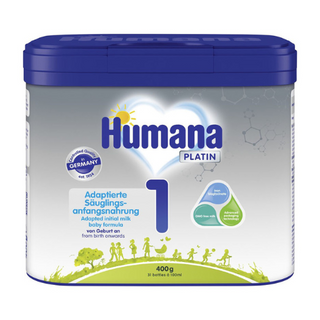 ჰუმანა - რძე პლატინი 1 MP მაი ფექი /0-6თვ/ 400გრ 0 Humana - Platinum 1 MP Mai Feki 400g 708360