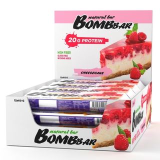 BOMBBAR პროტეინ ბარი – ჟოლოს ჩიზქეიქი, 60გრ