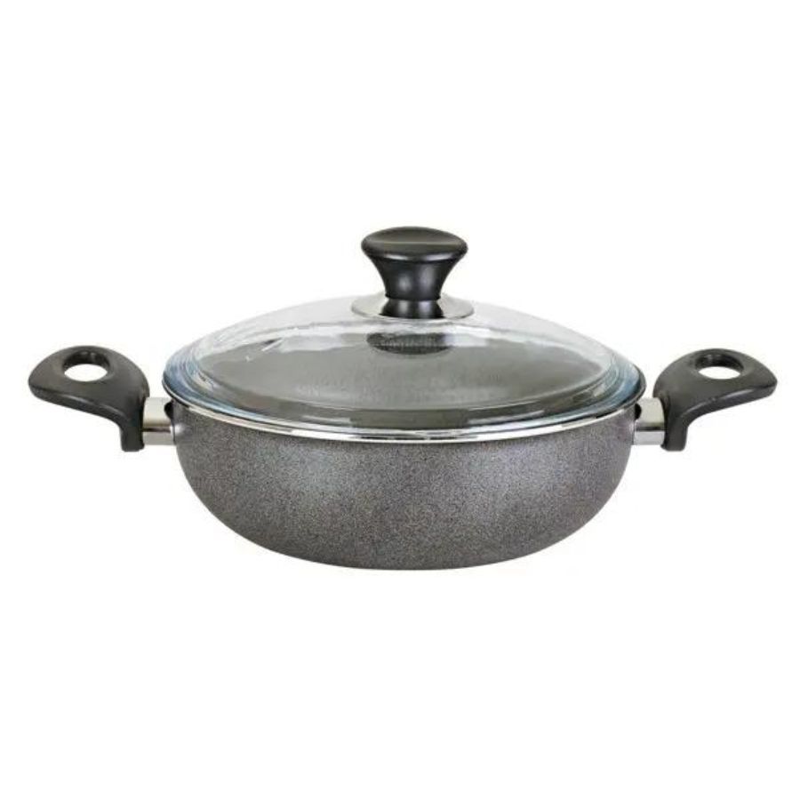 ტაფა, ქვაბი, თავსახური.