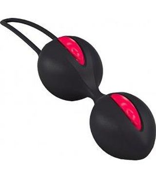 Вагинальные Шарики Smartballs Duo От Fun Factory [красно-черный ] (10.44.2)