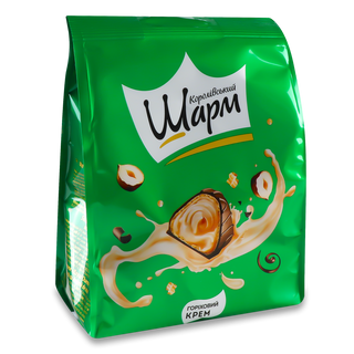 Цукерки «АВК» «Шарм Королівський» з горіховою начинкою 113г