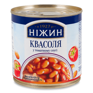 Квасоля Ніжин у томатному соусі (420г)