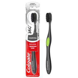 COLGATE 360 Charcoal კბილის ჯაგრისი/6910021100228 1ც