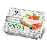 Сир м`який Бринза верш сс 60% жиру ван 170г ТМ Good Milk