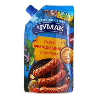 Соус «Чумак» «Французький» з гірчицею 200г