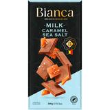 Шоколад Bianca молочний з солоною карамеллю 100 г