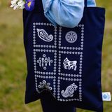 ჩანთა "ლურჯი სუფრა" ლურჯი