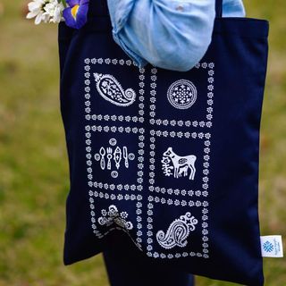 ჩანთა "ლურჯი სუფრა" ლურჯი