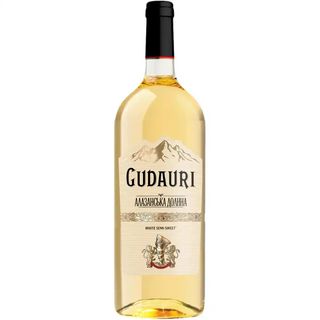 Вино Gudauri Алазанська долина біле напівсолодке 9-13% 1.5 л