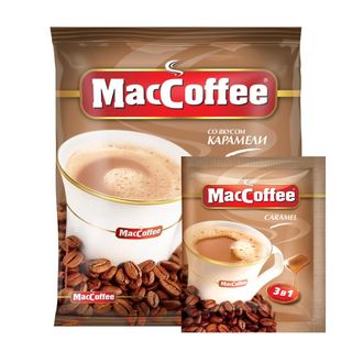 Кофе Maccoffee Caramel 3в1 Растворимый 18 Г 10 Шт