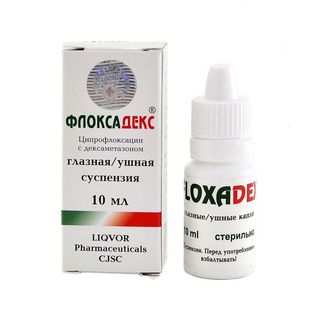 Floxadex - ფლოქსადექსი თვალის და ყურის წვეთები 10მლ.