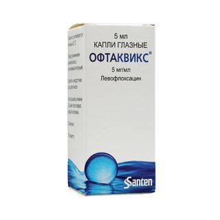 Oftaquix - ოფთაქვიქსი 5მგ/მლ თვალის წვეთები 5მლ