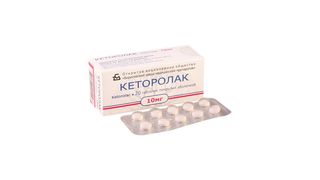 კეტოროლაკი ტაბ.10მგ N20