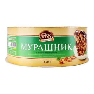 Торт БКК 700 г Мурашник з волоським горіхом