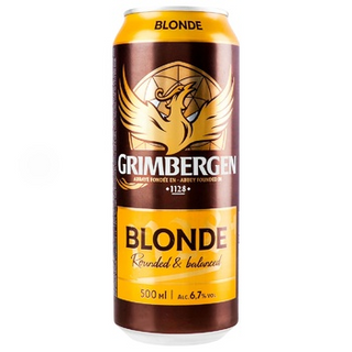 Пиво Grimbergen Blonde світле фільтроване 0,5л 6,7% з/б