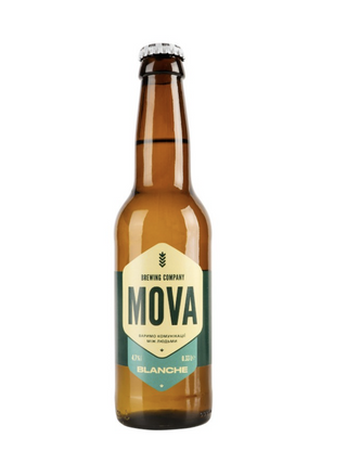 Пиво MOVA Blanche 0,33л