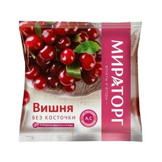 Мираторг, Вишня  Мираторг 300Гр Без Косточек, шт, ШК: 4607106440486