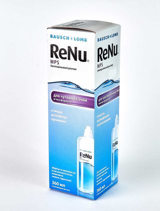 Розчин для лінз RENU MPS для чутливих очей, 360 ml