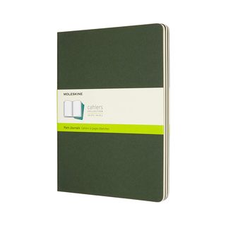 Записник Moleskine Cahier Великий / Нелінований Зелений