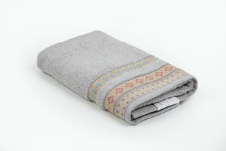 პირსახოცი - LINYI JACQUARD TOWEL METAL GREY 50x85