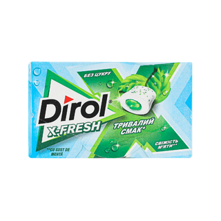 Жув/г Dirol ікс-Фреш свіж м'яти 19,5г