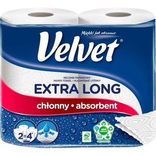 Рушник кухонний Velvet Extra long 2-х шаровий 2 рулони