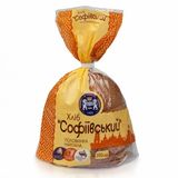 Хліб 350 г Кулиничі Софіївський половинка нарізана ж/пш п/ет