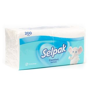 ხელსახოცი /სელპაკი კომფორტი/30*30/1ფ/200ც