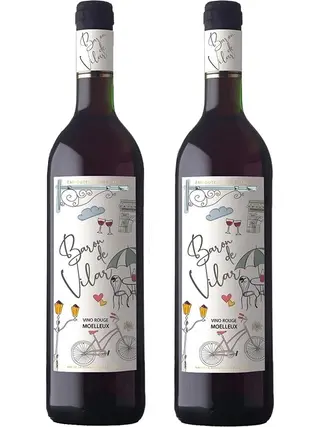 Вино Барон де Вілар, Ред Драй / Baron de Vilar, Red Dry, Peter Mertes, червоне сухе 2*0.75л