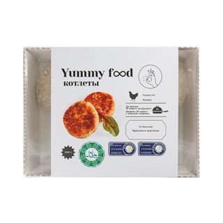 Котлеты Yummy Food Из Куриного Фарша Замороженные 500 Г