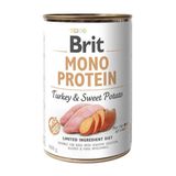 Brit Mono Protein Dog консерви з індичкою і бататом для собак, 400 г