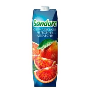 Напій Sandora соковий сицилійський червоний апельсин 0.95л