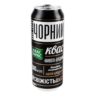 Квас «Квас Тарас» «Чорний» з/б 0,5л