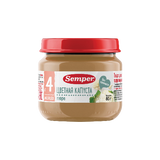 სემპერი - პიურე ყვავილოვანი კომბოსტო/4თვ+/ 80გრ 6496 Cauliflower_SF_80g