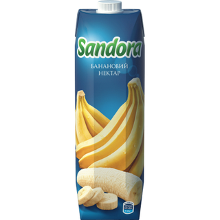 Банановий нектар Sandora з м'якоттю стерилізований 0.95л