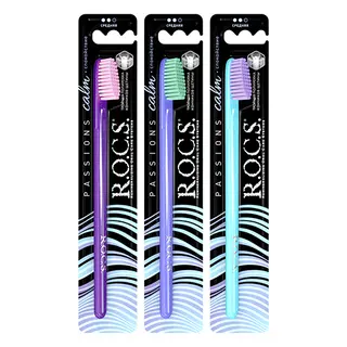 როქსი - კბ/ჯაგრისი ფეშენს საშუალო 791 R.O.C.S. Toothbrush passions. medium 0791