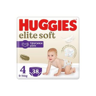 Huggies - ტრუსი ელიტ სოფტი #4 - 38 ც