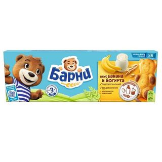 БИСКВИТ МЕДВЕЖОНОК БАРНИ БАНАН И ЙОГУРТ 150ГР