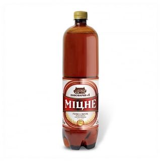 Пиво 1,25л Своя Лінія Пивоварня №1 Міцне світле фільтроване