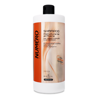 Шампунь для волосся Brelil Numero з екстрактом вівса відновлювальний 1000мл