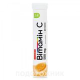 Вітамін C 500 Мг З Підсолоджувачами Табл. Розч. Туба Vitalik+, Тм Baum Pharm №20